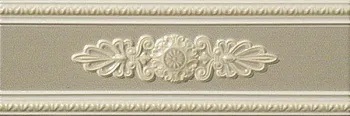 Бордюр Lirica Tortora LISTELLO DECORATO (P17042)