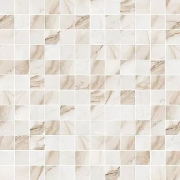 SUPREME Мозаика SPMP131 GOLDEN CALACATTA Mosaico (5*5) Rett. Anticato