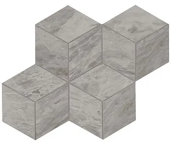 Мозаика керамогранит Marvel Stone Bardiglio Grey Mosaico Esag. Lapp. (AS2I )