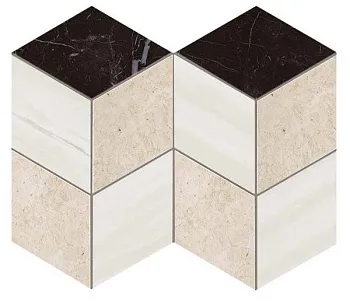 Мозаика керамогранит Marvel Stone Mosaico Esagono Geo Warm Lapp. (AS2M)
