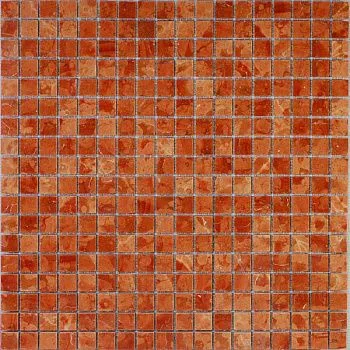 Мозаика ROSSO VERONA 15x15x8 tumbled мрамор