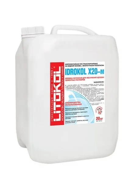 IDROKOL X20-m белый (канистра 20кг) (изображение)