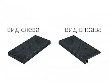 Ступень угловая левая Materia Titanio Scalino Angolare SX (620070000825)