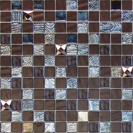Мозаика MYSTIC GLASS AGATA DIAMOND BROWN MALLA (изображение)
