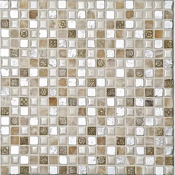 Мозаика Mosaico Imperia Onix Golden (1,5x1,5)