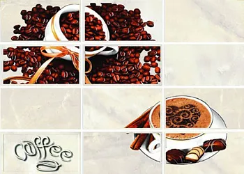 Декор Latte светло-бежевый Coffe 2 (LT2M302)