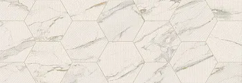 Керамогранит E482 Motif Calacata Trama Mirco Matt Essagonо