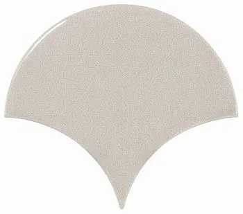 Настенная плитка SCALE FAN LIGHT GREY (21978)