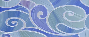Декор Arabeski blue decor 01