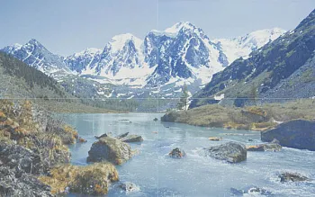 Панно Davos blue panno 01(комплект из 4 шт)