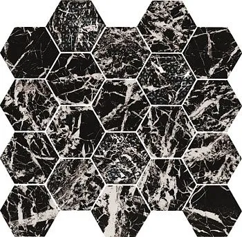 Мозаика HEXAGON GLAM BLACK (02614)