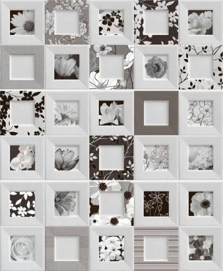 Настенный декор Black&White Decor Bella  (3 вида без выбора) (изображение)