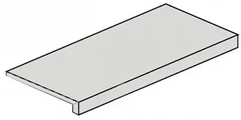 Ступень угловая Millenium Silver Scalino Angolare DX правая (620070001303)