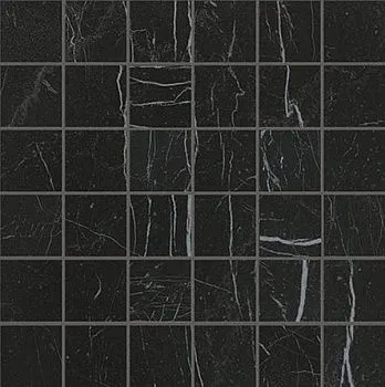 Мозаика Roma Diamond Nero Reale Macromosaico (fNGG)