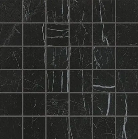 Мозаика Roma Diamond Nero Reale Macromosaico (fNGG) (изображение)