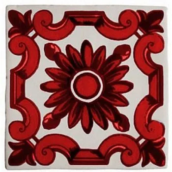 Декор Dec.Flor Roja Antic Blanco