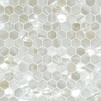 Мозаика Shell FS-19Y (6-гранные) на сетке