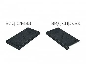 Ступень угловая левая Materia Titanio Scalino Angolare SX (620070000813)