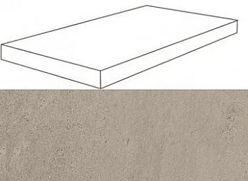 Угловая ступень 620070001096 W. Silve Grey Scalino Angolare Sx Lap левая