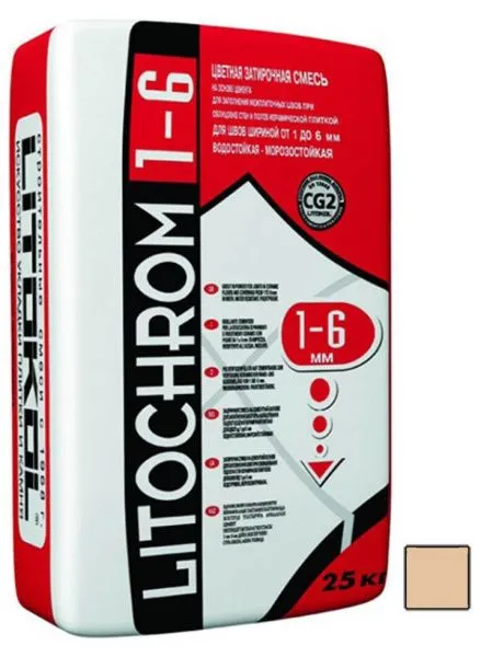 Litochrom 1-6 С.60 бежевый-багама (25кг) (изображение)