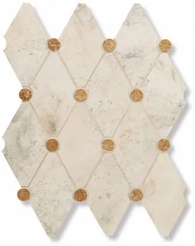 Мозайка MOSAICO NAVONA ROMBO WHITE