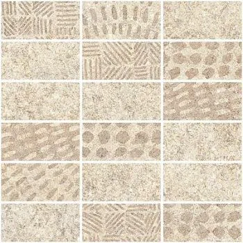(Vitra) Мозаика Stone-X K9498888R001VTE0 Кремовый Матовый R10B (5х10) 31.5x28