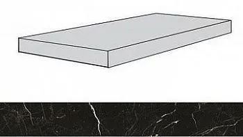 Ступень угловая 620070001798 Allure Imperial Black Scal.80 Ang.Sx Lap Лев Шлиф