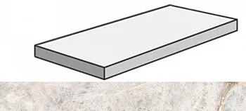 Угловая ступень SENSI GEMS  ANG.TOP SX CRYSTAL левая (PF60005697)