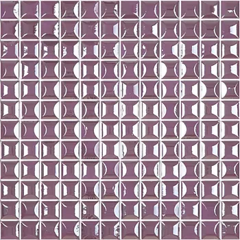 (Vidrepur) Мозаика Edna Purple Пурпурный (на сетке) 25x25 31.7x31.7