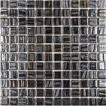 (Vidrepur) Мозаика Aqua Black Черный (на сетке) 31.7x31.7
