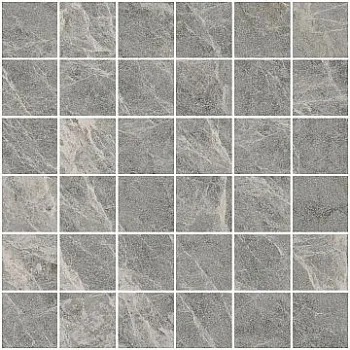 (Vitra) Мозаика Marmostone K9513618LPR1VTE0  Темно-серый Лаппато R9 Ректификат 