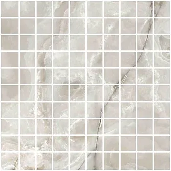 Мозаика ONYX&MORE SILVER ONYX SATIN MOSAICO 3X3 (767665)