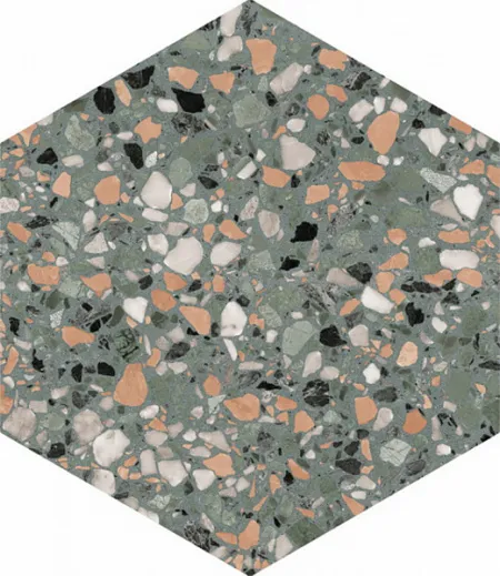 Керамогранит Terrazzo Teal (123384) (изображение)