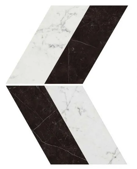 Мозаика керамогранит Marvel Stone Chevron Cold Lappato (AS2F) (изображение)