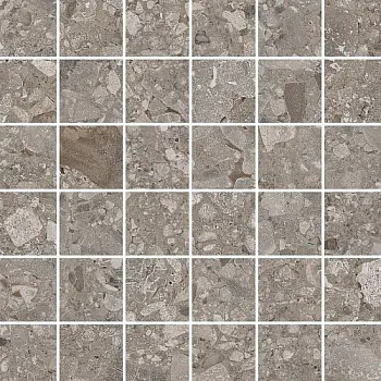 Мозаика Ceppostone Темный Греж Матовый R10B Ректификат K9475128R001VTE0