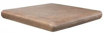 (Exagres) Ступень угловая Cart. Manhattan ML Red fior 33,5x33,5x4