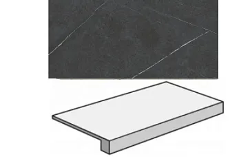 Ступень фронтальная Metropolis Imperial Black Scalino Front Nat (620070002200)33x160