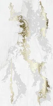 Декор Decor Solitaire Gold-White Lapp/Rett
