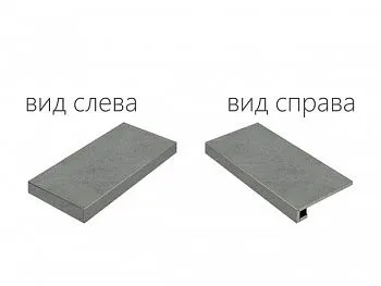 Ступень угловая левая Materia Carbonio Scalino Angolare SX (620070000836)