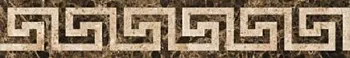 Напольный бордюр PJD-SDPH012 12 Waterjet Border (Emperador)