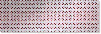 Декор AMORE BIANCO ROSSO INSERTO