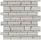 Мозаика Broken White натур.мрамор