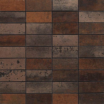 Мозаика Микс керамогранит CORTEN A (2.5x7) 30x30 30х30
