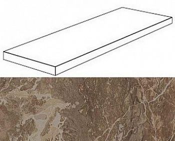 Угловая ступень 620070000928 Privilege Moka Scalino Angolare Sx левая 