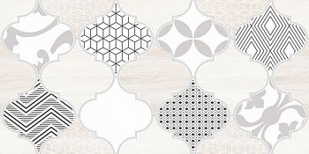 Декор Мореска 1 бежевый 1641-8625