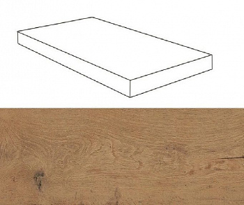 Угловая ступень 620070000870 Oak Reserve Pure Scalino Angolare Sx/Оак Резерв Пьюр Лс