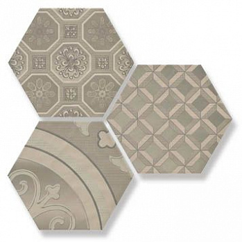 Декор Dec. VODEVIL VISON (3 шт. компл.) 17.5х17.5