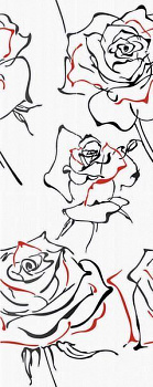 Декор Panno Splendida Rosa 40.2х101