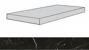 Ступень угловая 620070001338 Allure Imperial Black Scal.120 Ang Sx левая