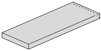 Ступень угловая 620070001198 Drift Dark Scal.120 Ang.Sx левая